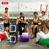 XO F55 Boat Διπλό Ηχείο Speaker Bluetooth 8' Horn RGB 20W